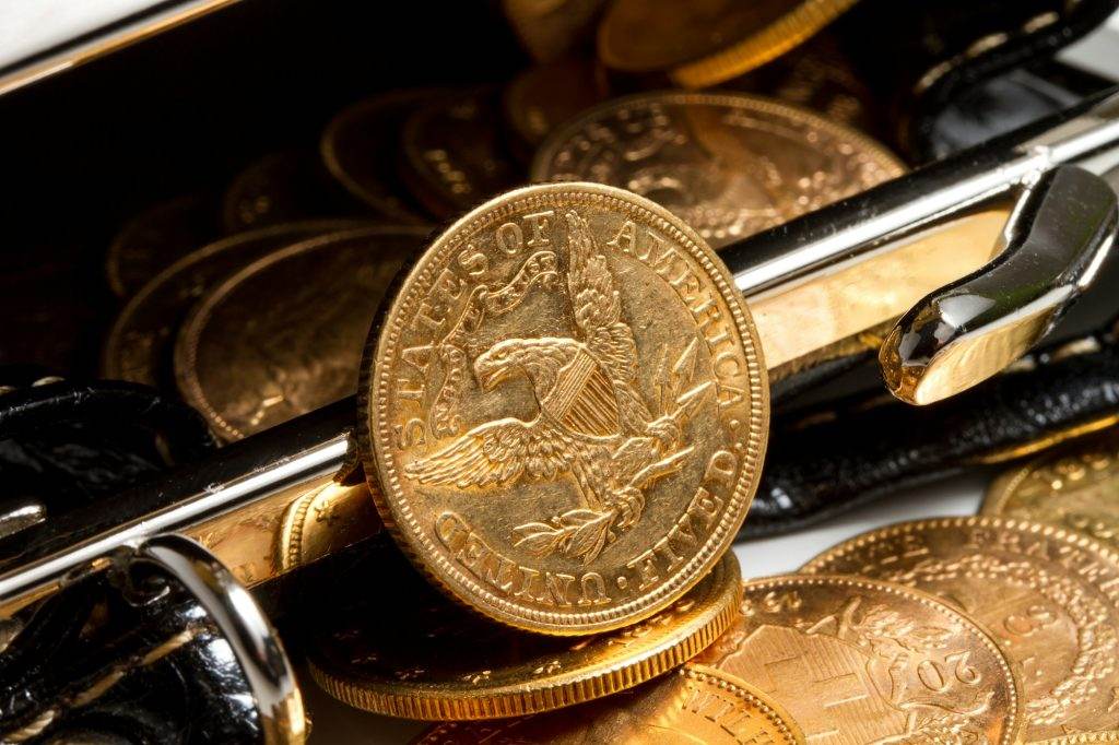 American gold coins.