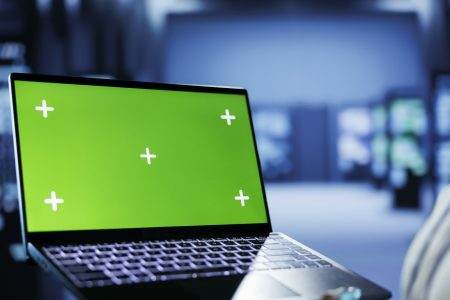 Chrome key laptop monitoring servers