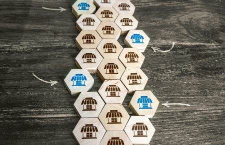 Formation of a business structure based on a franchise.