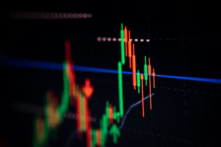 Background of Stock market graph chart