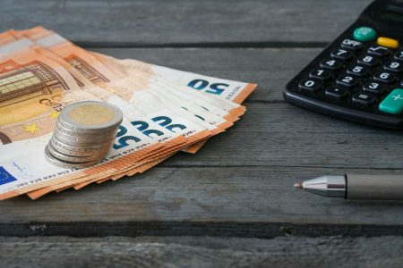 bank transfer and account balance concept