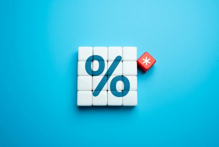 Percentage with an asterisk. Hidden fees