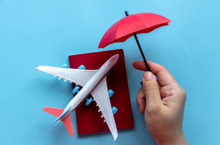 Travel insurance concept. Safety trip.