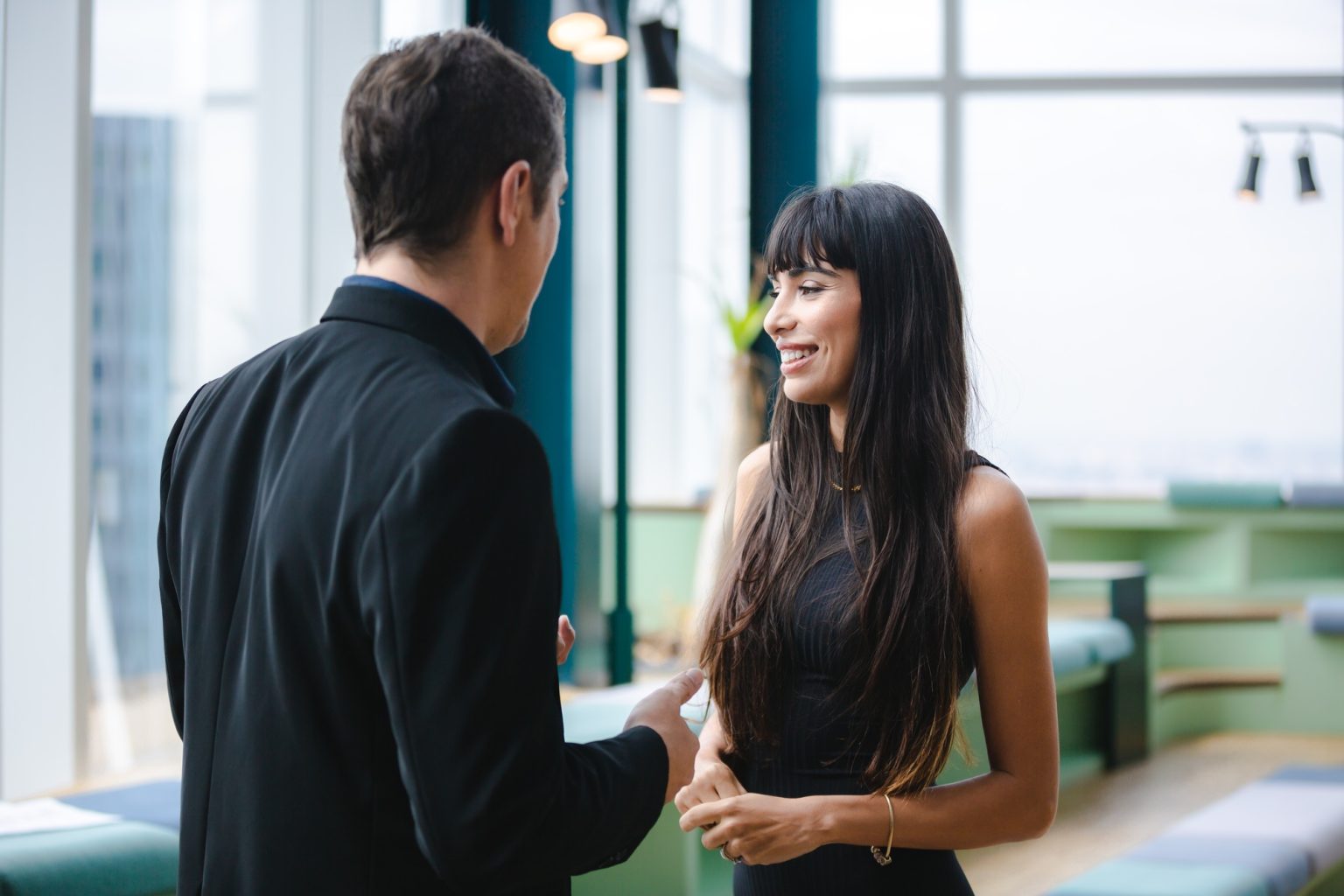 professional businessman partner person success team are meeting with corporate group in office