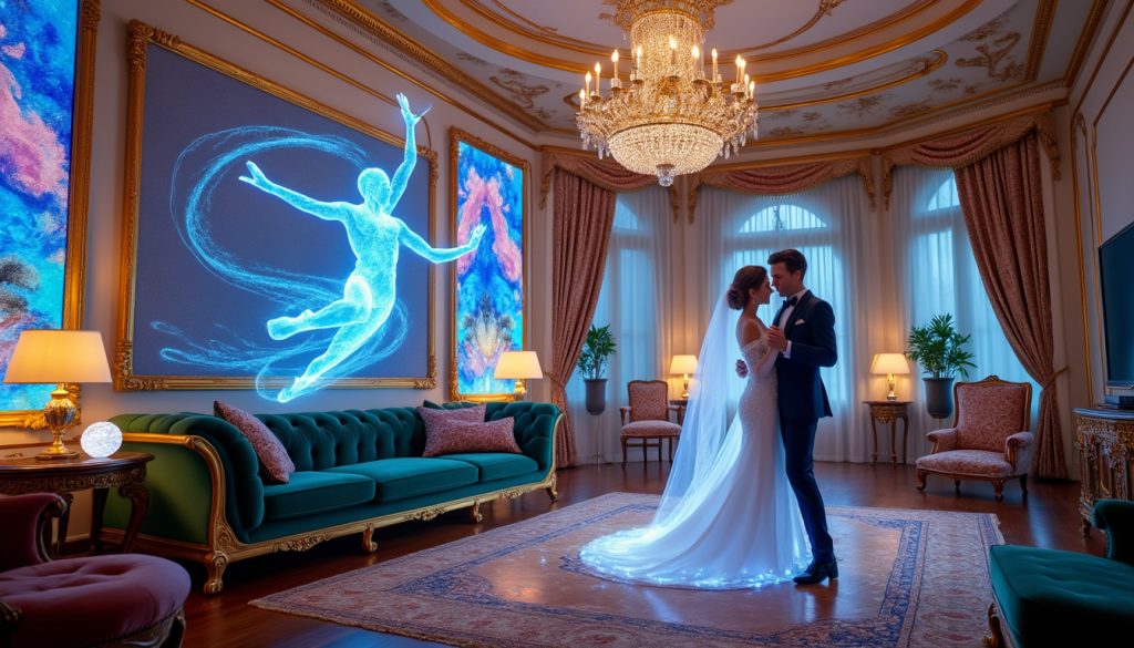 découvrez comment transformer votre salon en une somptueuse salle de bal grâce à la réalité virtuelle et à l'intelligence artificielle. évadez-vous de la solitude et plongez dans des expériences immersives qui yourlient divertissement et innovation.