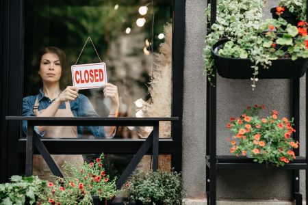 COVID-19 outbreak and closure of small businesses during lockdown, store problems