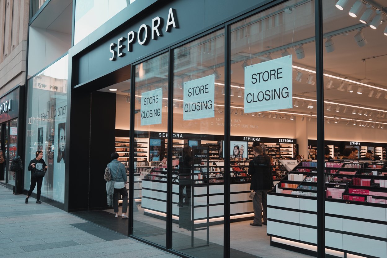 sephora ferme des magasins 1