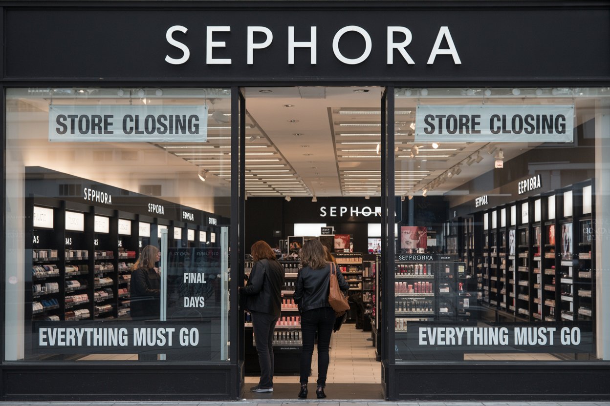 sephora ferme des magasins 1
