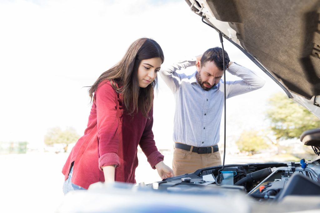 Couple Having Problem With Car