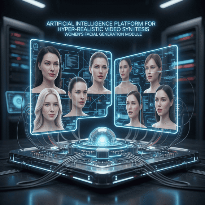 Sch&eacute;ma conceptuel montrant la production de contenus visuels &agrave; grande &eacute;chelle gr&acirc;ce &agrave; l&rsquo;IA