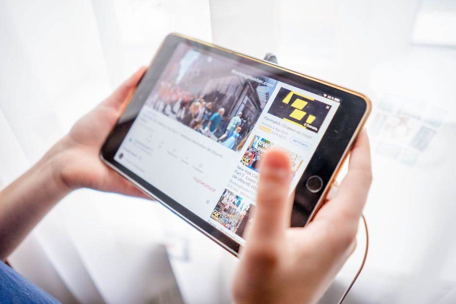 Family using multiple devices to stream video at home