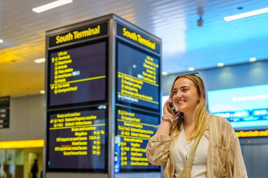 Smartphone showing no service while traveling in the United States