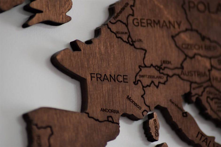 European insurance map with Germany highlighted