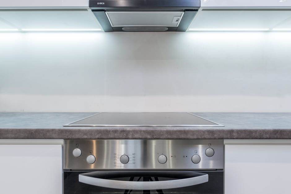 Close-up of hands testing home appliances in a kitchen
