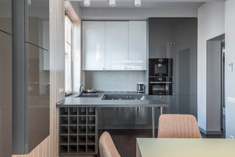 Detailed inspection of a kitchen during a move-out property check