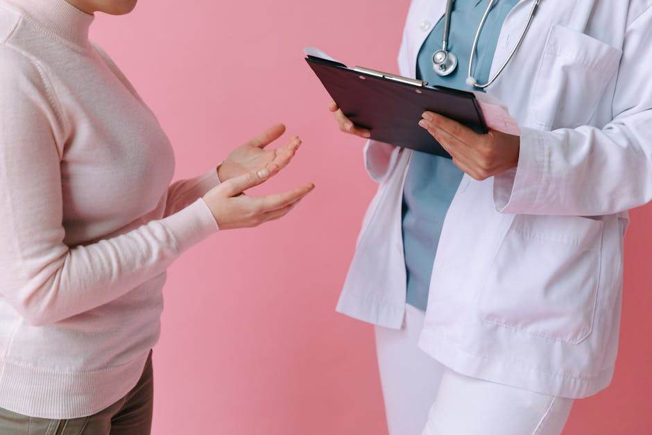 Doctor and patient in a medical consultation