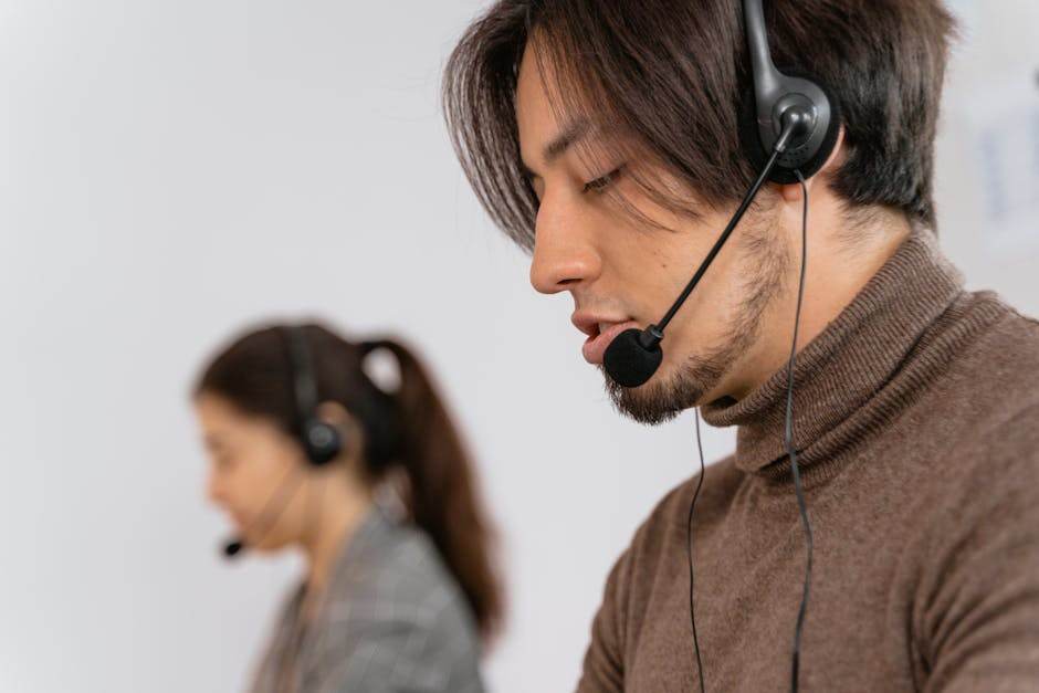 Customer service phone support for administrative help