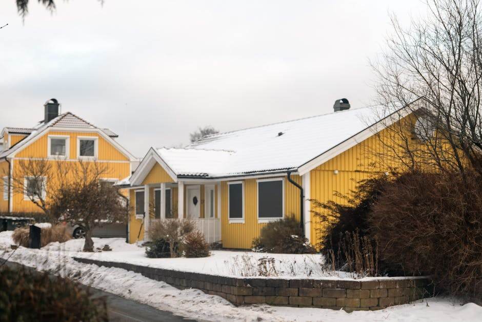 Maison chauffée à l'électricité pendant une vague de froid