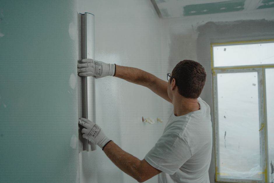 Home renovation insulation work in progress
