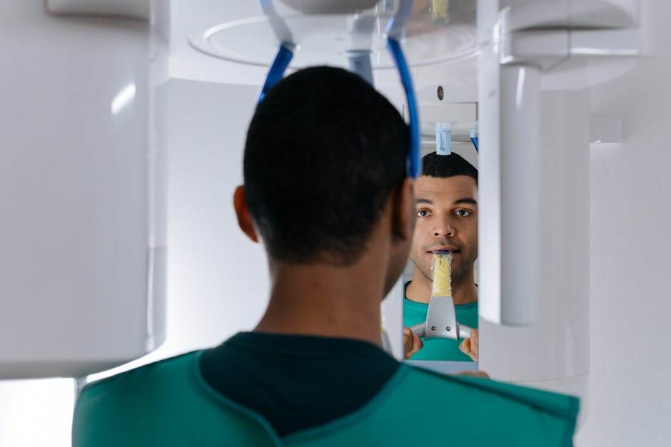 Dental panoramic X-ray in a modern clinic