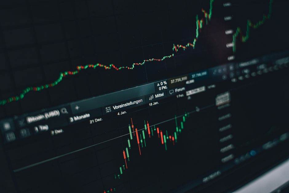 Electricity market price chart and trading data