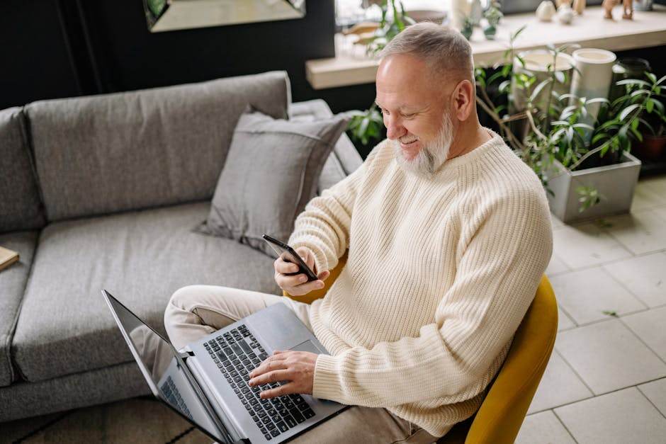 Person comparing gas offers on a laptop