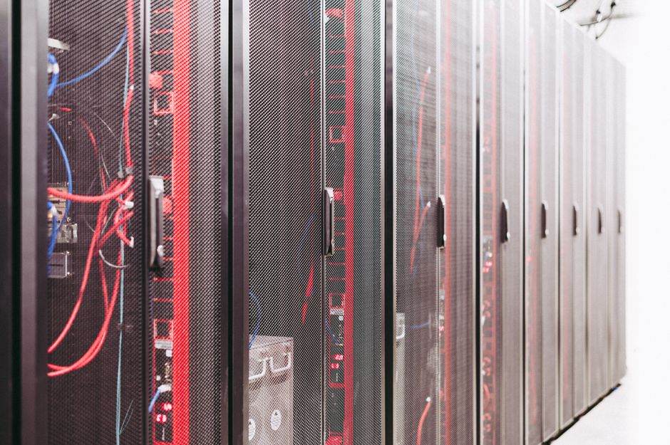 System with various wires managing access to centralized resource of server in data center